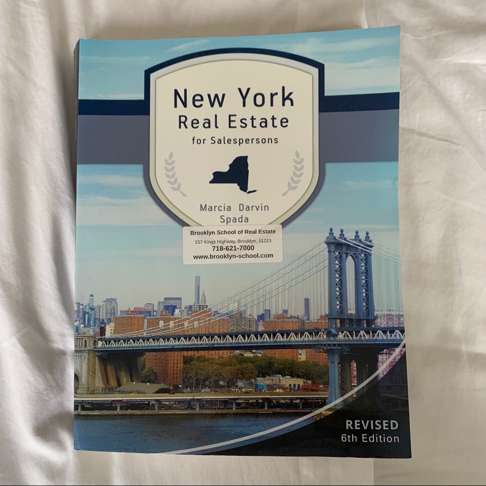 New York Real Estate for Salespersons book NEW